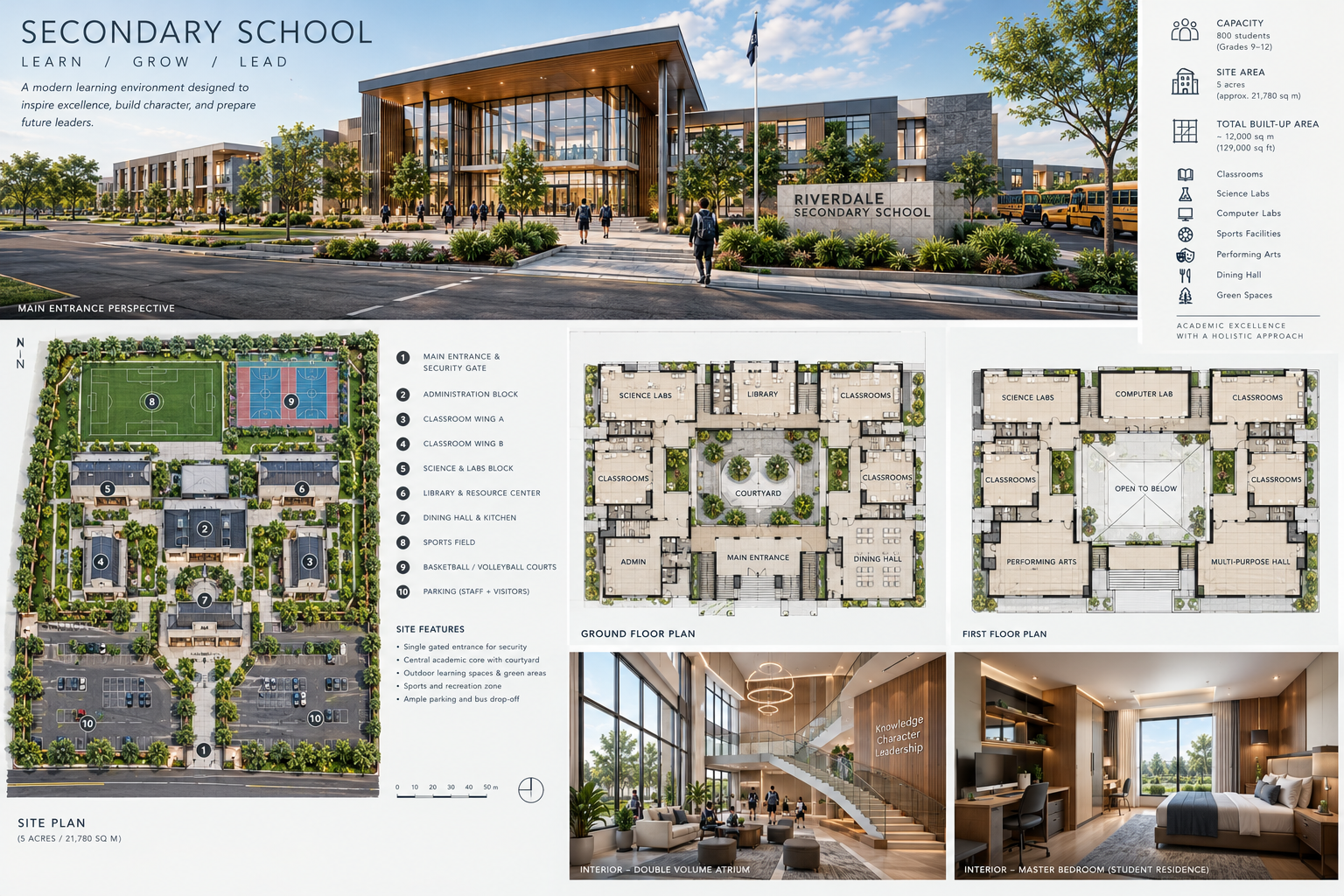 Modern school Master Plan