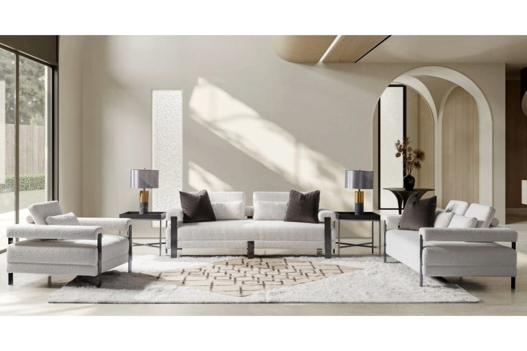 5 seater cozy Cotton Sofa set
