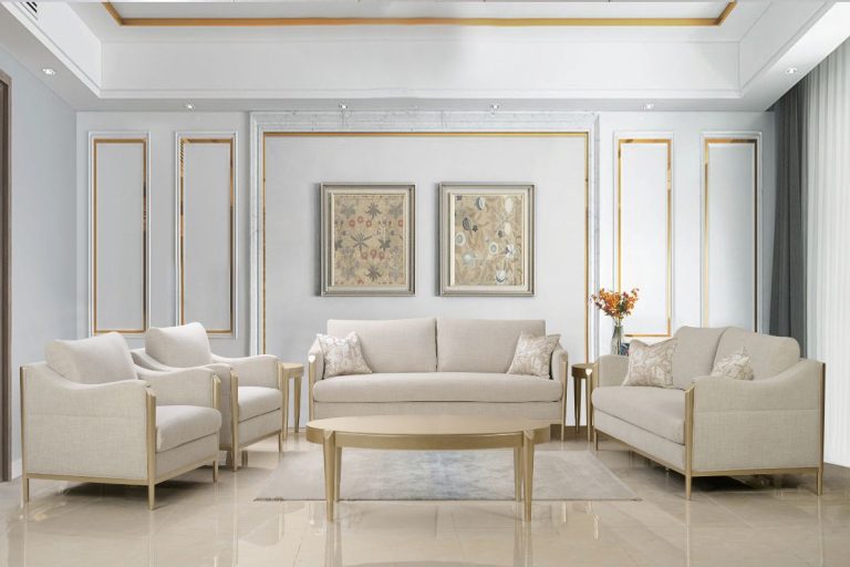 7 seater Cozy sofa set And coffee table